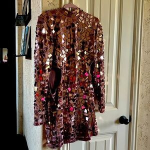 Sparkle Pink Dress XL Mirror Beautiful new with Tags